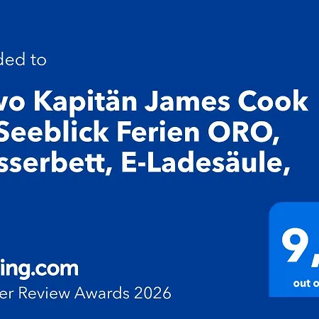 Kapitaen Cook By Seeblick Ferien Oro, Wasserbett, E-ladesaeule, * أوبلينتيز